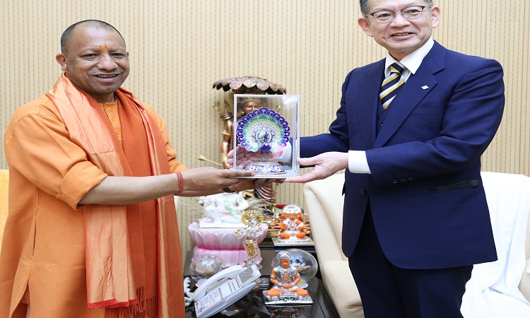 Yamanashi province's Deputy Governor 'Ko Osada' met CM Yogi