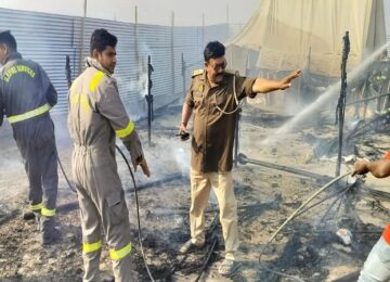 Fire broke out at two places in Maha Kumbh