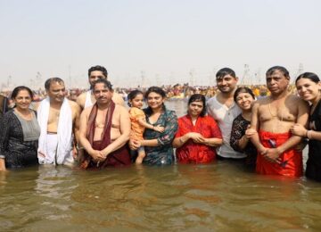 Union Minister Prahlad Joshi reached Maha Kumbh