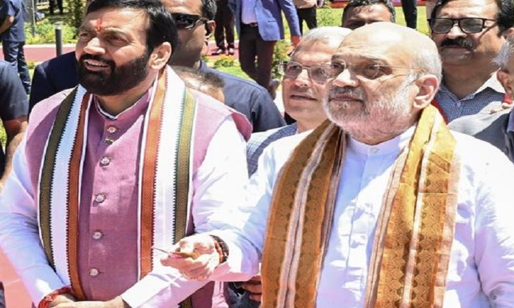 Amit Shah, CM Nayab Saini