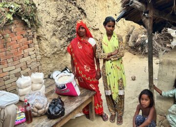 Yogi became the support of the family of blind daughters