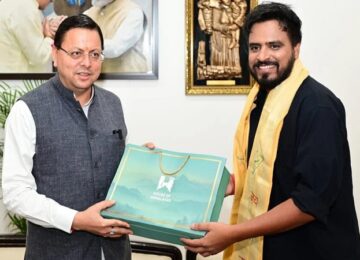 YouTuber Amit Bhadana met CM Dhami
