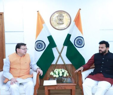 CM Dhami met Union Civil Aviation Minister