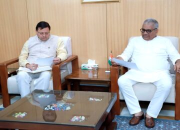CM Dhami met Union Minister Bhupendra Yadav
