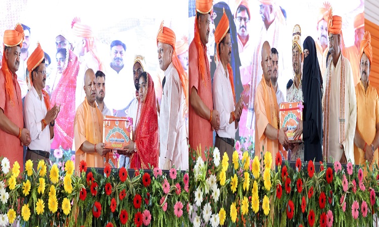 CM Yogi attends Samuhik Vivah Samaroh