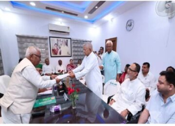 Lalu Yadav filed his nomination