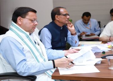CM Dhami met Union Agriculture and Rural Development Minister Shivraj Singh Chouhan