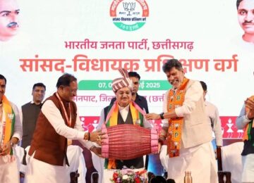 CM Vishnu Dev Sai, JP Nadda