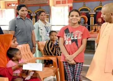 CM Yogi assured Pankhuri that her studies will not stop