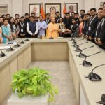 cm yogi met 45 trainee oficers