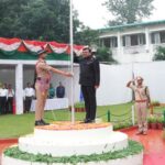 Anand Bardhan hoisted the flag at the Secretariat