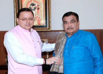 CM Dhami met Nitin Gadkari