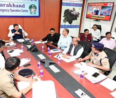 CM Dhami reached the State Emergency Operations Center
