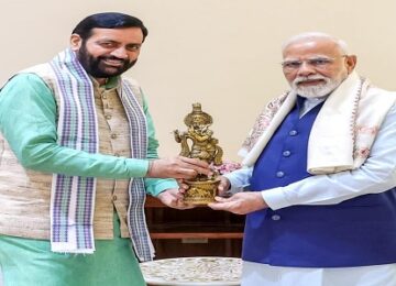 CM Nayab Singh Saini met the PM Modi