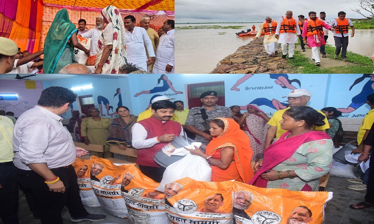 Yogi government became the messiah of flood victims