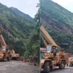NHPC power house tunnel closed due to landslide