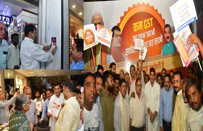 AK Sharma's interaction with traders and shopkeepers in Hazratganj