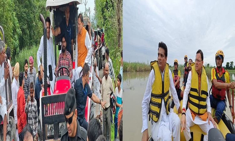 CM Dhami became an example of public service in disaster