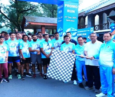 CM Dhami flagged off the Adi Kailash Parikrama Run