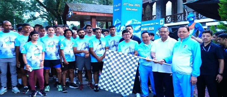 CM Dhami flagged off the Adi Kailash Parikrama Run
