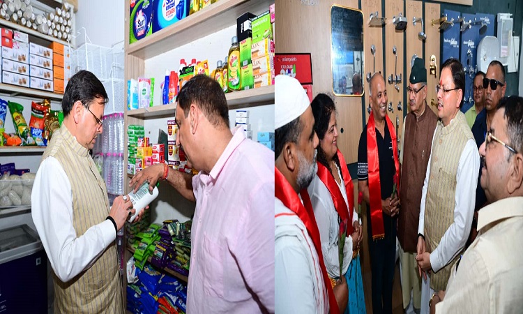 CM Dhami visited Sahastradhara Crossing market