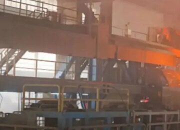 Steel plant roof collapses, 6 killed