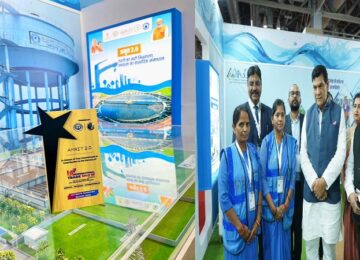 UPNEDA and AMRUT 2.0 stalls were awarded the best stall award.