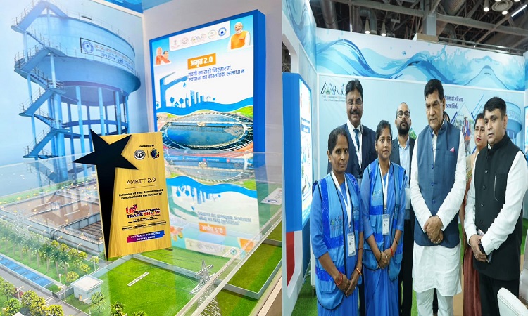UPNEDA and AMRUT 2.0 stalls were awarded the best stall award.