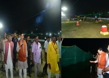 AK Sharma reviewed the preparations for the Chhath festival.