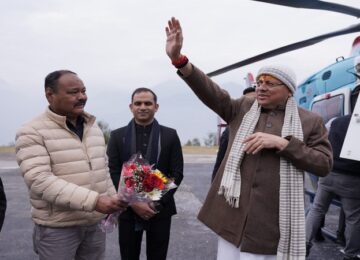 CM Dhami reached Munsiyari