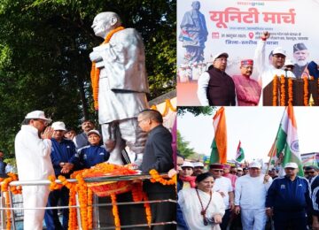 CM Dhami paid tribute to Sardar Patel.