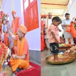 CM Yogi performed Kanya Pujan on Mahanavami