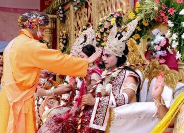CM Yogi participated in the rajtilak ceremony of Lord Shri Ram.