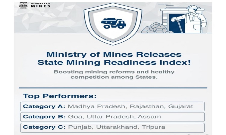 Uttarakhand Leads in Mining Reforms: Ministry of Mines Releases State Mining Readiness Index