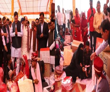 AK Sharma participated in the Mukhyamatri Samuhik Vivah Yojana