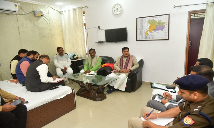 AK Sharma held a core committee meeting
