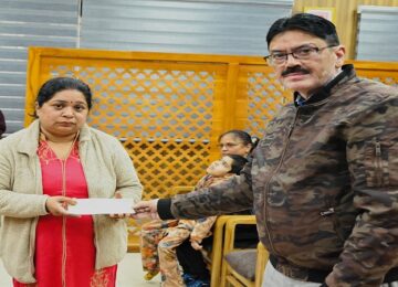 Disabled Bhavya gets financial assistance from Rifle Fund