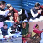 CM Dhami reached among the disaster-affected families