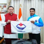 Mount Everest conqueror Sachin Kumar met CM Dhami