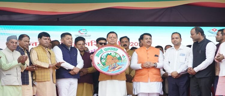 CM Dhami released the logo of 'Adarsh ​​Champawat'