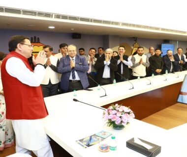 CM Dhami interacted with expatriate Uttarakhand advocates