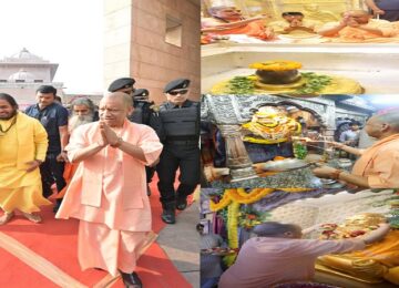 CM Yogi visited Shri Kashi Vishwanath and Kaal Bhairav.