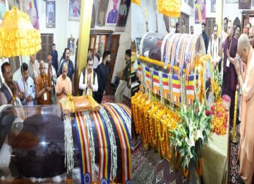 CM Yogi pays tribute to Buddhist religious leader Bhadant Dnyaneshwar