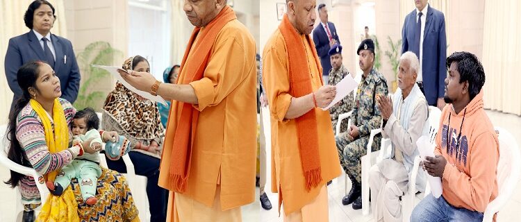 CM Yogi listened to everyone's problems.