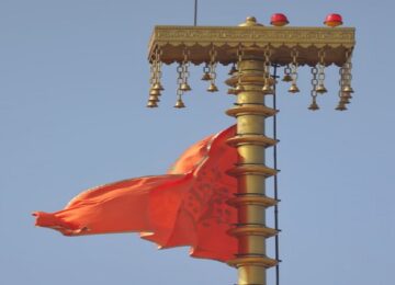 Dharma flag hoisted in Ayodhya
