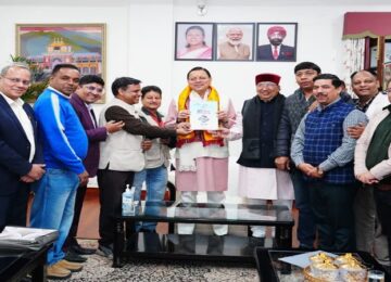 PRSI delegation met CM Dhami