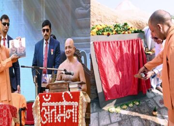 CM Yogi inaugurates cave temple at Tarun Sagaram Tirtha, Muradnagar