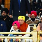 CM Dhami listened to Shabad Kirtan at Race Course Gurdwara