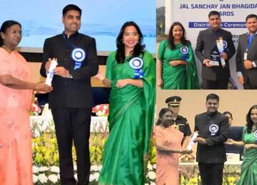 President honored Rajnandgaon with two National Water Awards