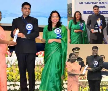 President honored Rajnandgaon with two National Water Awards